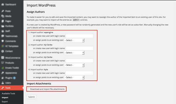 wordpress importer eklentisi